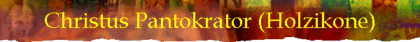Christus Pantokrator (Holzikone)